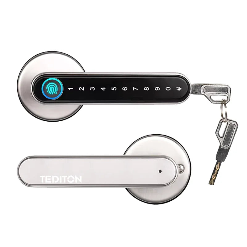 Safety Wifi  Digital Electric Door Handle Door Lock