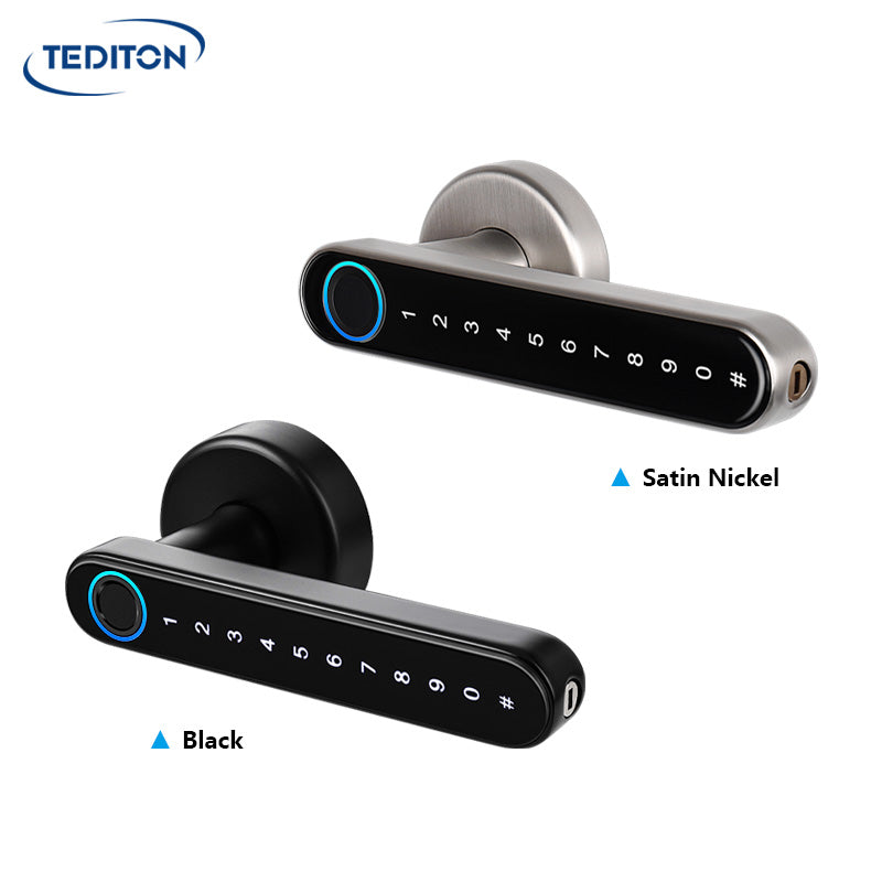 Safety Wifi  Digital Electric Door Handle Door Lock